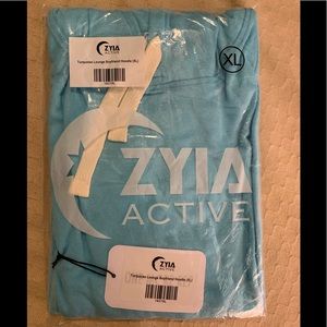 NWT Zyia Active Turquoise Lounge Boyfriend Hoodie (XL)